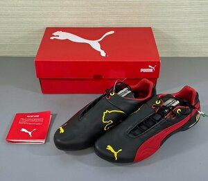 ☆未使用品☆ PUMA スニーカー フューチャーキャット L SF -10- 10周年 Ferrari コラボ ブラック 26.5cm 305470-05 （30324020402044MI）