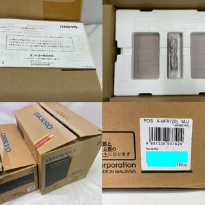 ▽未使用品▽ ONKYO オンキョー ミニコンポ X-NFR7 (D) CD/SD/USBレシーバーシステム (13224030804114NM)の画像8
