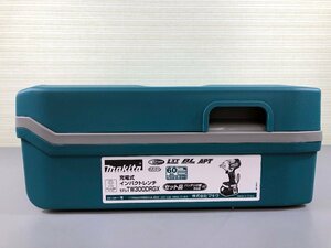 □未開封品□makita　充電式インパクトレンチ　TW300DRGX　セット品　バッテリ2個・充電器付　ボディカラー：青（10424030203491WY）