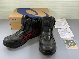 ＜未使用品＞ASICS 安全靴 プロスニーカー ウィンジョブ CP304 BOA BLK EDITION size：27.5ｃｍ（31324012901688IK）