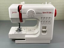 ＜未使用品＞※汚れあり　JANOME ジャノメ　ミシン コンパクト電動ミシン　sew D`Lite（30324020402043SM）_画像2