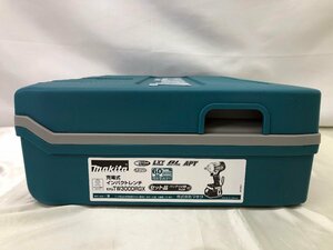 □未開封品□makita　充電式インパクトレンチ　TW300DRGX　セット品　バッテリ2個・充電器付　ボディカラー：青（10424030804131WY）