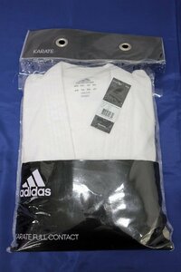 * unused goods * * some stains equipped adidas full Contact karate uniform FK001 white 150cm/3 number (32224010900419MI)