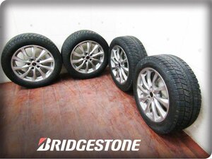 ■美品■BRIDGESTONE■国産■バリ山■2016年製■BLIZZAK VRX 215/55R17■BALMINUM■アルミホイール/スタッドレスタイヤ4本セット/khhn2514k