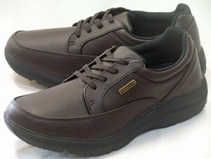  бесплатная доставка Dunlop li штраф doDC1007 прогулочные туфли темно-коричневый 25.5cm 4E широкий легкий водоотталкивающий керамика . скользить подошва джентльмен обувь 