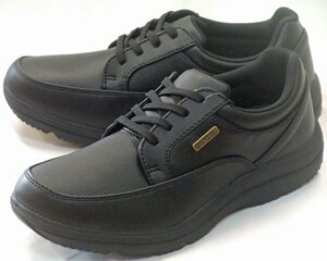  free shipping Dunlop li fine doDC1007 walking shoes black 26.0cm 4E wide width light weight water-repellent ceramic . slide sole gentleman shoes 