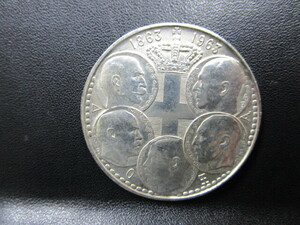 【336】★ギリシャ 古銭 1963年 30ドラクマ 銀貨 経年保管品 海外 貨幣 古銭 コイン