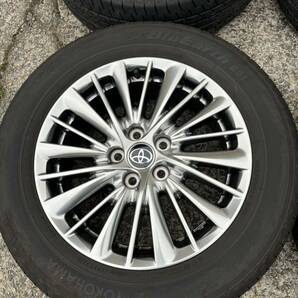 バリ溝 美品 225/60R17 YOKOHAMA/BluEarth E51A 22年製 トヨタ 30系後期 アルファード 純正 17インチ 4本セット の画像3