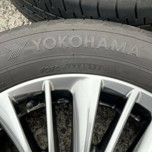 バリ溝 美品 225/60R17 YOKOHAMA/BluEarth E51A 22年製 トヨタ 30系後期 アルファード 純正 17インチ 4本セット の画像6