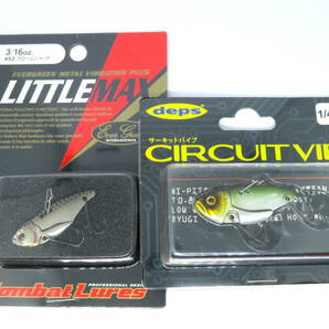 デプス 【 サーキットバイブ 1/4oz 】 エバーグリーン 【 リトルマックス 3/16oz 】2個セット DEPS CIRCUIT VIB LITTLE MAX メタルバイブの画像1