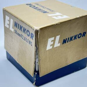  【ジャンク品】  Nikon EL Nikkor 50mm f/2.8 ケース 箱付 返品不可の画像10