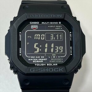 CASIO カシオ G-SHOCK Gショック GW-M5610U-1BJF 3495 タフソーラー 液晶 デジタル ブラック 黒 メンズ 電波ソーラー 腕時計 稼動 箱 美品の画像3