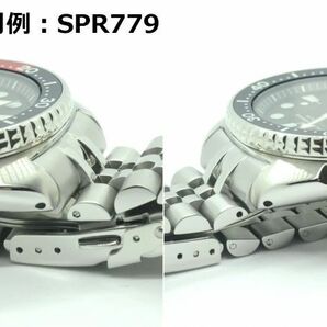 腕時計ベルト ジュビリー 22mm シルバー ソリッドEP SEIKO タートル SRP777 775 779の画像5