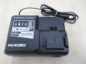 中古品　HiKOKI　14.4V-18V　急速充電器　UC18YDL　ぬ-7