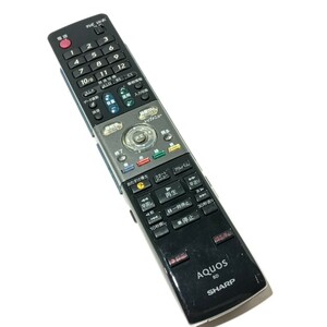 J 保証有り 送料無料 SHARP 純正　BD ブルーレイレコーダー用リモコン GA618PA MWCM-3005S (BD-HDW20 BD-HDW15 用) AQUOS