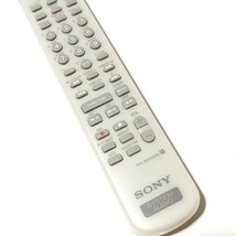 A 　保証有り　良品　送料無料　SONY　ソニー　純正　ミニコンポ　CMT-M100用リモコンRM-SM100W_画像3