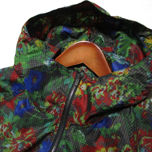 【JOSEPH HOMME ジョゼフオム】 ボタニカル ナイロンジップジャケット サイズ50（XL） サイドメッシュ オンワード樫山の画像4
