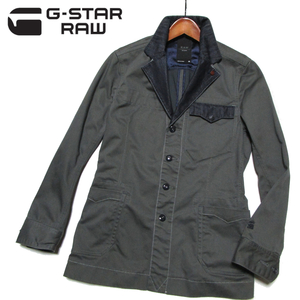 【ジースター　G-STAR RAW】 デニム切替　カバーオールジャケット　インディゴ/チャコール　サイズ48（L） ジースターインターナショナル