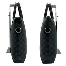 鑑定有 LOUISVUITTON ルイヴィトン アントン ビジネスバッグ N40024 GI2198 ブリーフケース　ダミエグラフィット　トートバッグ_画像7