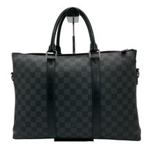 鑑定有 LOUISVUITTON ルイヴィトン アントン ビジネスバッグ N40024 GI2198 ブリーフケース　ダミエグラフィット　トートバッグ_画像6