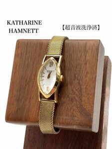  Katharine Hamnett brand Gold wristwatch KH-0806 3ATM small articles men's lady's stylish 