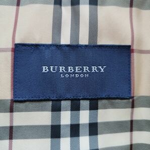 バーバリーロンドン BURBERRY LONDON【極上の清涼感】スプリングコートジャケット サファリジャケット シルク混 リネン ノバチェック 春夏の画像5