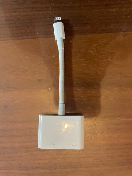 【ジャンク品】(Apple)　MD826AM／A　Lightning　Digital　AVアダプタ 