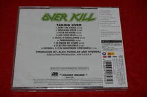 【新品 未開封 初CD化 '87年作】 OVER KILL / Taking Over 高音質SHM-CD 2013年リマスター オーヴァーキル_画像6