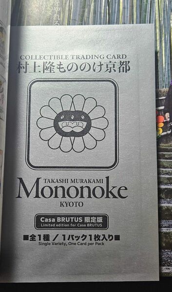 Casa BRUTUS 2024年4月号増刊 春の京都の舞妓さん 付録カードのみ