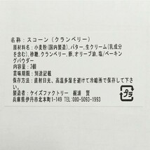 送料無料　贅沢　スコーン(クランベリー)　9個入り　生クリーム　フレッシュバター　濃厚_画像2