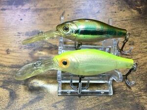 Megabass/Deep-X/3/8oz/くぼみリップ/年号無し/美品2点セット/メガバス/ディープX100/(I.T.O/伊東由樹)