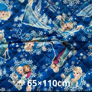 アナと雪の女王　キルト生地　エルサ　プリンセス　はぎれ　入学グッズ　ハンドメイド 110㌢ ディズニー ハギレ