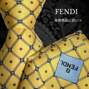 FENDI フェンディ イエロー FFロゴ ズッカ イタリア製