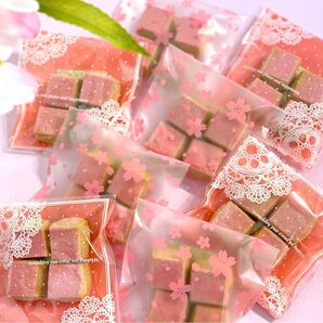 桜のショートブレッド　発酵バタークッキー　春　さくら　焼き菓子　スイーツ