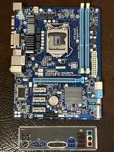 ★ 動作品 bios・windows10起動確認済 マザーボード intel第二世代CPU対応 ★ GIGABYTE GA-B75M-D3V-JP REV:1.0 LGA1155 Micro ATX