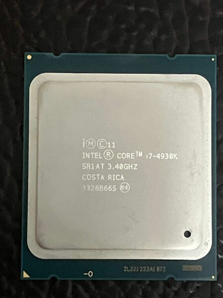 送料無料 デスクトップ・サーバーPC用CPU intel core i7-4930k 第3世代 Ivy Bridge E 3.4～3.9GHz 6コア12スレッド LGA2011 SR1AT 動作品