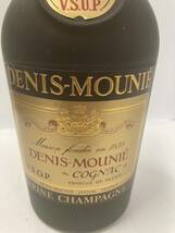 #4462 【未開栓】DENIS-MOUNIE V.S.O.P COGNAC ドゥニ ムニエ コニャック フランス ブランデー 古酒 40% 700ml_画像2