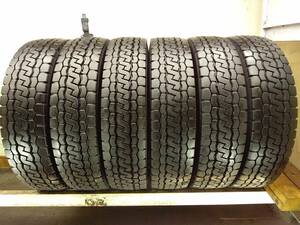 (L-495　 ) ★ BRIDGISTONE ・トラック・・205/80R17.5・120/118 L.LT ・6本・中古・