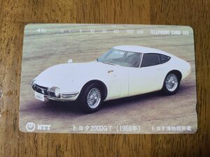 TOYOTA　2000GT　TELEPHONE CARD　新品