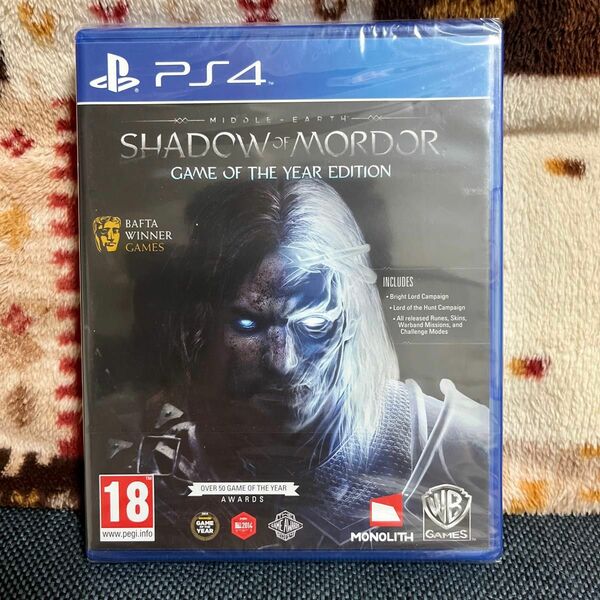 SHADOW OF MORDOR GAME OF THE YEAR EDITION シャドウ オブ モルドール PS4ソフト