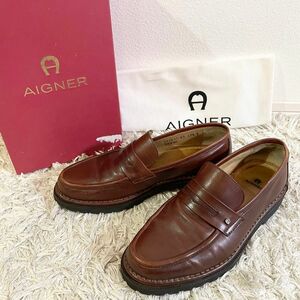 AIGNER アイグナー 靴　41.5 イタリア　26.5㎝　ビジネスシューズ