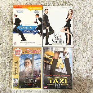 洋画　DVD まとめ売り　キャッチ・ミー・イフ・ユー・キャン　Mr.&Mrs.スミス　ターミナル　TAXI 