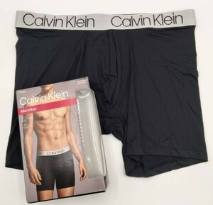 【Mサイズ】Calvin Klein(カルバンクライン) ボクサーパンツ ブラック 1枚 メンズボクサーパンツ 男性下着 NP2214O