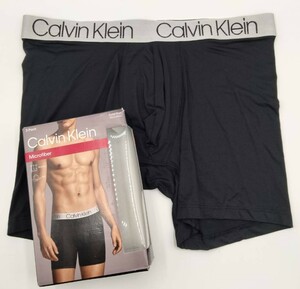 【Lサイズ】Calvin Klein(カルバンクライン) ボクサーパンツ ブラック 1枚 メンズボクサーパンツ 男性下着 NP2214O