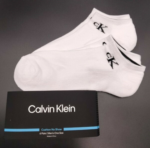 Calvin Klein(カルバンクライン) メンズソックス 2足セット くるぶしソックス CVM221NS03