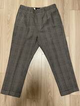 【W32】Brixton Regent Trousers Grey Check ブリクストン_画像2