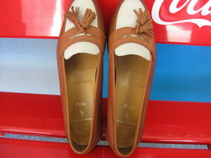 POLO RALPH LAUREN　革靴　ブラウン　２６，５ｃｍ　未使用品