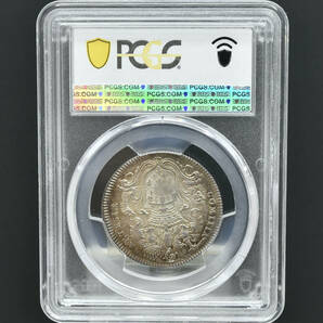 【最高鑑定ジェトン】フランス ジェトン銀貨 ルイ15世 アルトワ シルバー PCGS MS62 アンティークコイン メダル ブルゴーニュ ハプスブルクの画像3