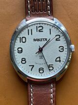 PAKETA 旧ソ連　CCCP 機械式手巻き腕時計_画像2