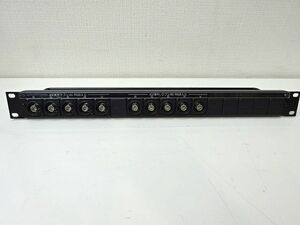 ③コネクターパネル 16穴×1段 配線 結束バー付き ロングタイプ NEUTRIK CANARE 1U